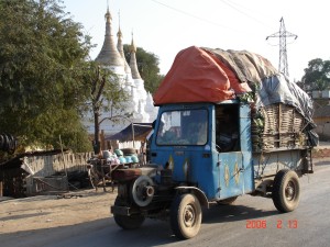 Burma Blue truck